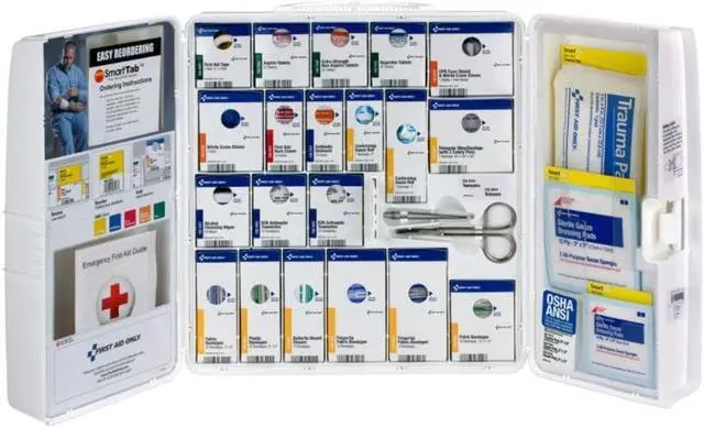 Alt view image 9 of 19 - First Aid Only First Aid Kit,Plastic,235 Pieces  1000-FAE-0103
