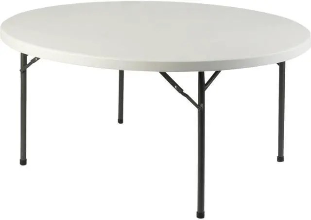 Alt view image 4 of 10 - Banquet Table, Round, 250 lb Capacity, 48"x48"x29-1/4", PM