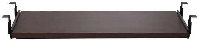 Alt view image 2 of 10 - Lorell Keyboard Tray 26" Mahogany 87523