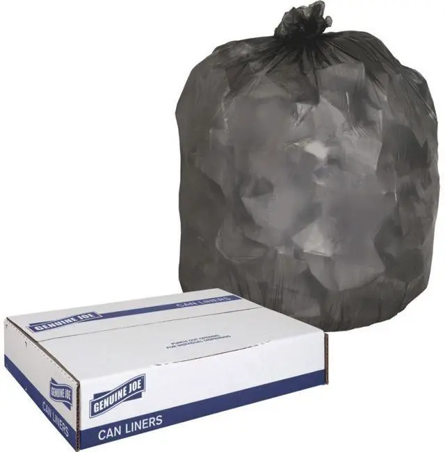Alt view image 5 of 11 - Genuine Joe Can Liners 56 Gallon .58 mil 43"x47" 200/CT 70422
