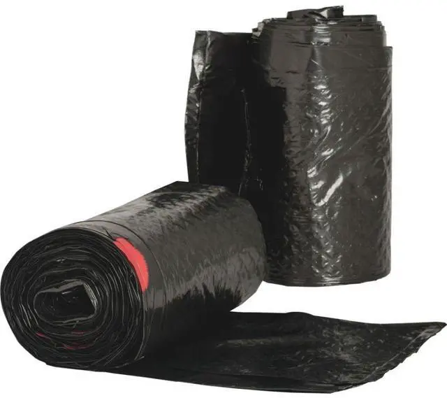 Alt view image 4 of 11 - Genuine Joe Can Liner 2-Ply 33"x39" 31-33 Gallon 60/CT Brown/Black 03339