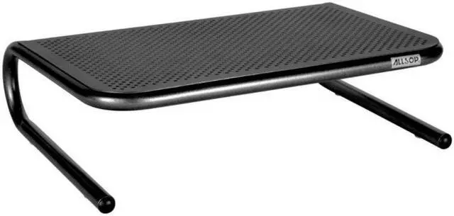 Main image of Allsop Metal Art Jr. Monitor Stand 14-Inch Wide Platform - Pearl Black (30165)