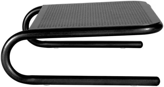 Alt view image 2 of 20 - Allsop Metal Art Jr. Monitor Stand 14-Inch Wide Platform - Pearl Black (30165)