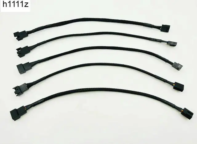Main image of 5PCS Motherboard 4Pin PWM Fan Connector Computer Case Extension Power Cable for CPU Computer Case Fan Power Extension Cable