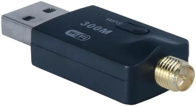 Alt view image 4 of 5 - 300Mbps Wireless USB Wifi Adapter LAN Card 802.11g/b/n Mini WLAN PC Wi Fi Receiver External Wifi Dongle 5dB Wi Fi Antenna