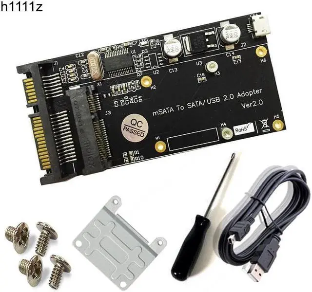 Main image of Raiser Card mSATA SSD to USB SATA Adapter mSATA SSD to 2.5" SATA Driver Board Converter Card for Mini SATA SSD For Windows10/8/7