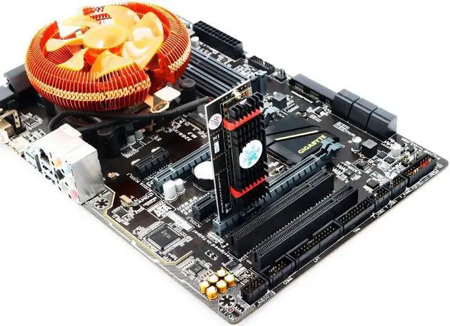 Alt view image 6 of 6 - Black M.2 SSD Cooling M.2 NVMe SSD NGFF TO PCIE 3.0 X4 Adapter M Key Card Support PCI Express 3.0 x4 2230 2280 Size M.2