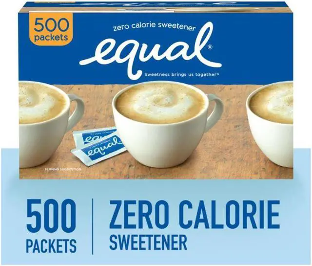 Alt view image 2 of 17 - Equal MRINUT20015448 Sugar Substitute Packets - 1 Box (500 Packets)