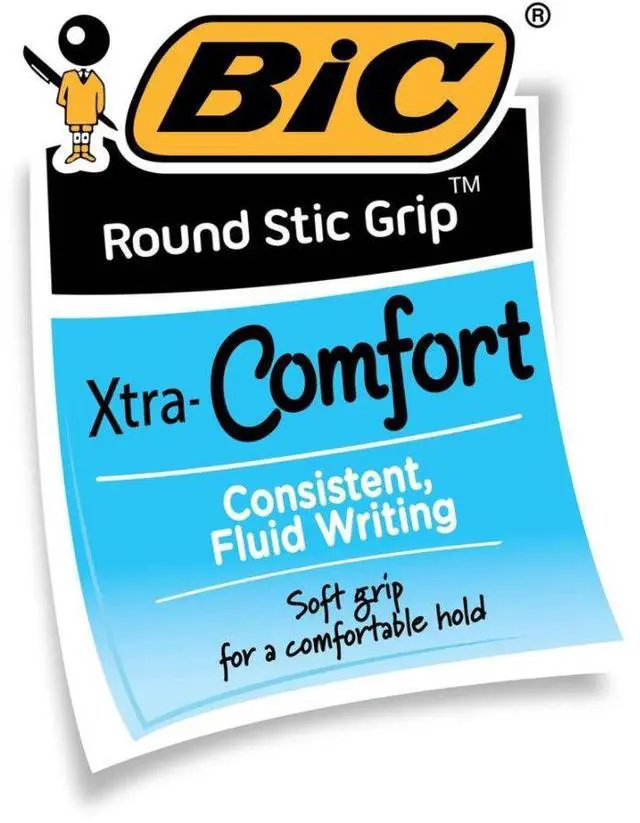 Alt view image 8 of 8 - Bic Ultra Round Stic Grip Pens