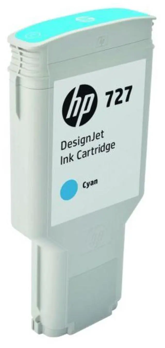Alt view image 2 of 8 - HP 727 300-ml Cyan DesignJet Ink Cartridge, F9J76A