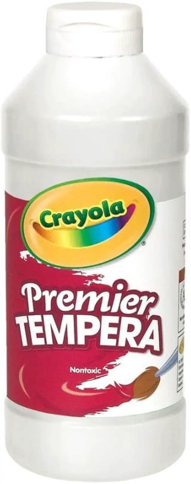 Alt view image 3 of 10 - Crayola. 541216053 Premier Tempera Paint, White, 16 oz