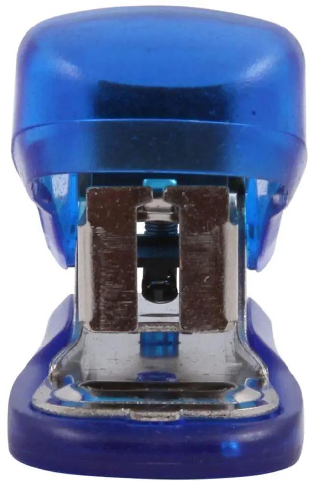 Alt view image 2 of 13 - Baumgartens Mini Stapler, Plastic, Translucent Assorted 26510