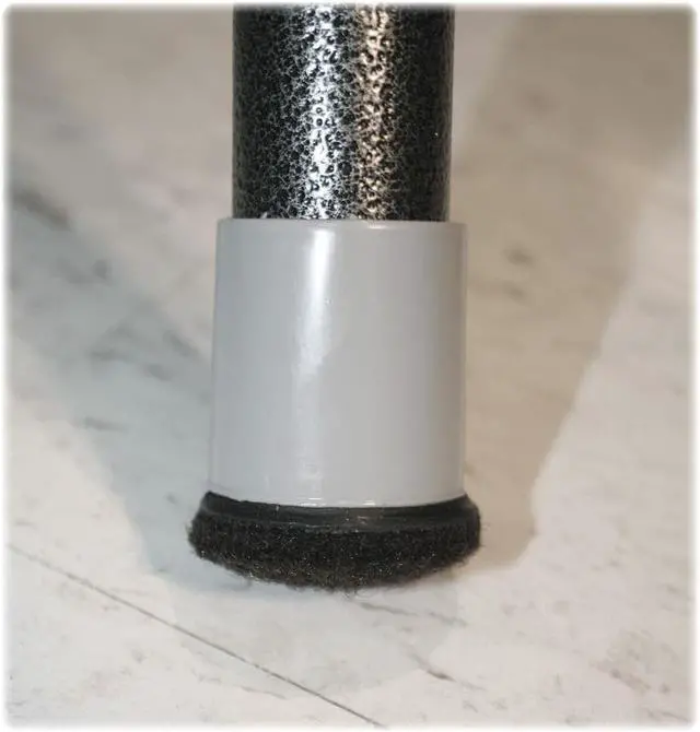 Alt view image 7 of 18 - Lorell Replacement Chair Tip w/Felt 3/4 16/Bag Gray 49323