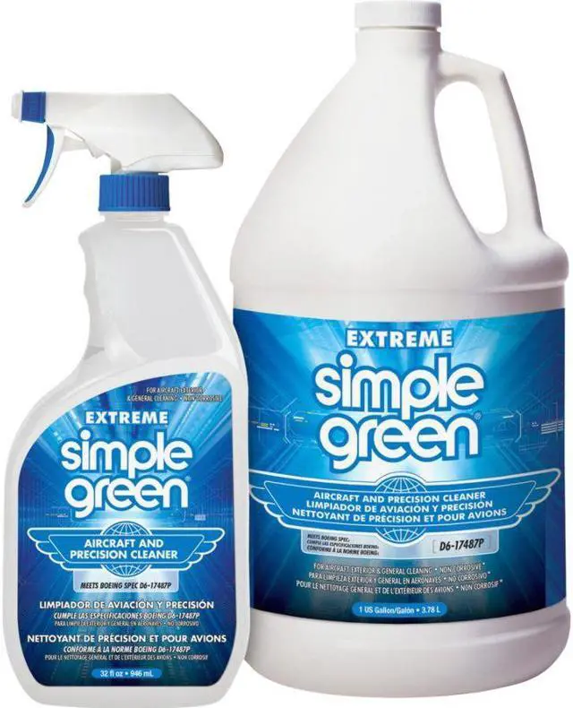 Alt view image 7 of 19 - Simple Green 13406 Extreme Aircraft/Precision Cleaner - 1 gal - Unscented - 1 Each - Clear