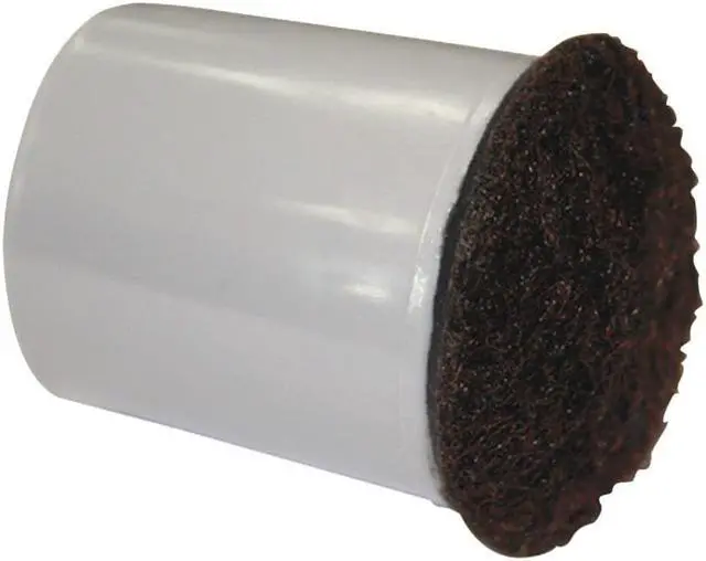 Alt view image 4 of 18 - Lorell Replacement Chair Tip w/Felt 3/4 16/Bag Gray 49323