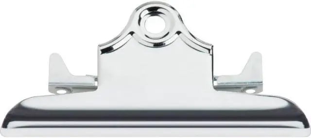 Alt view image 4 of 6 - Sparco Metal Clip For Clipboard 6" W Nickel-Plated Brown 00897