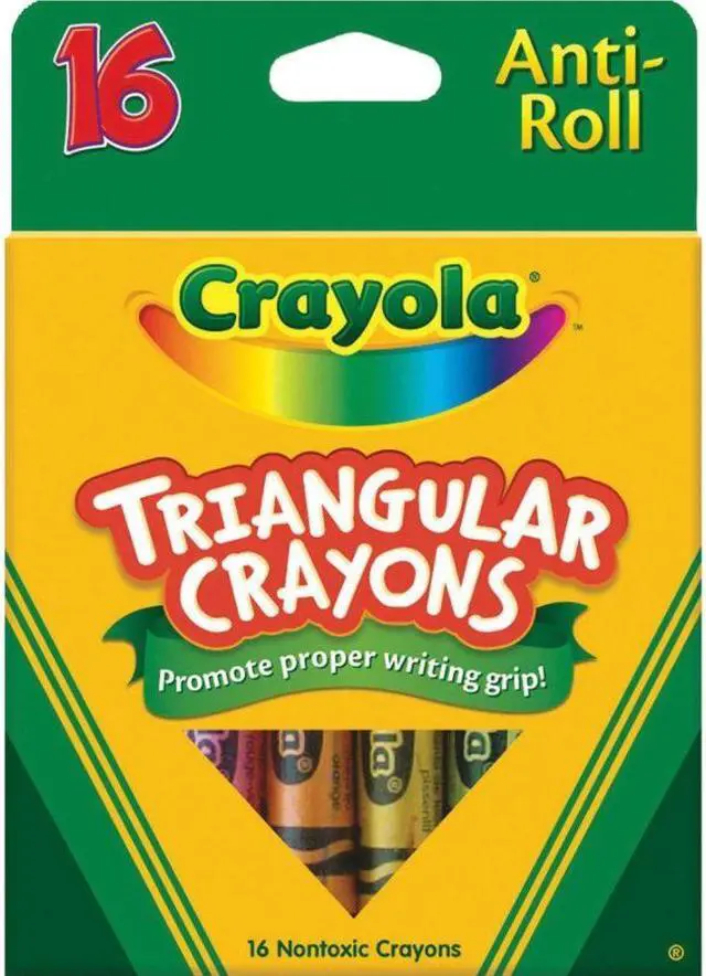 Alt view image 11 of 13 - Triangular Crayons, Assorted, 16/Box