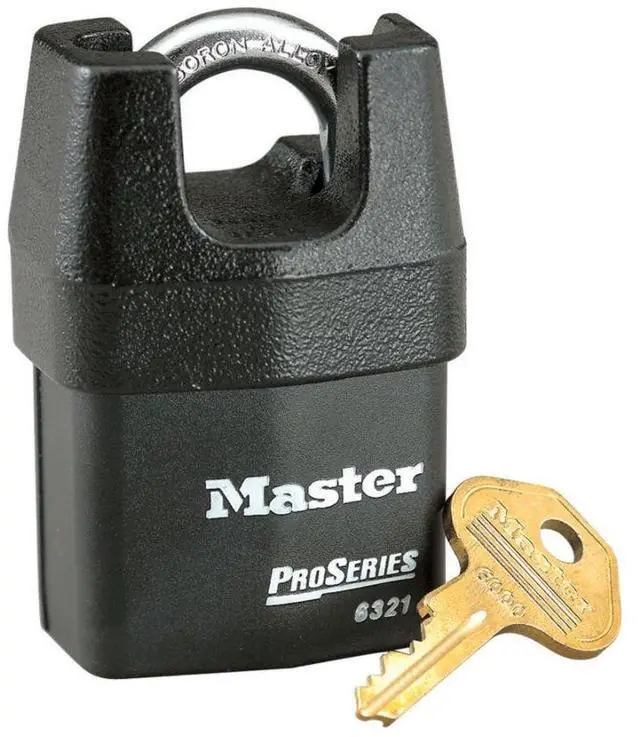 Alt view image 4 of 8 - Master Lock, LLC Rekeyable Padlock Pro Series High Security 2.125"Wide BK 6321