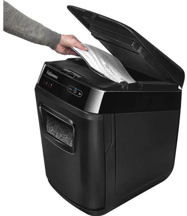 Alt view image 5 of 20 - AutoMax 200M Auto Feed Shredder 200 Sheet Capacity Black