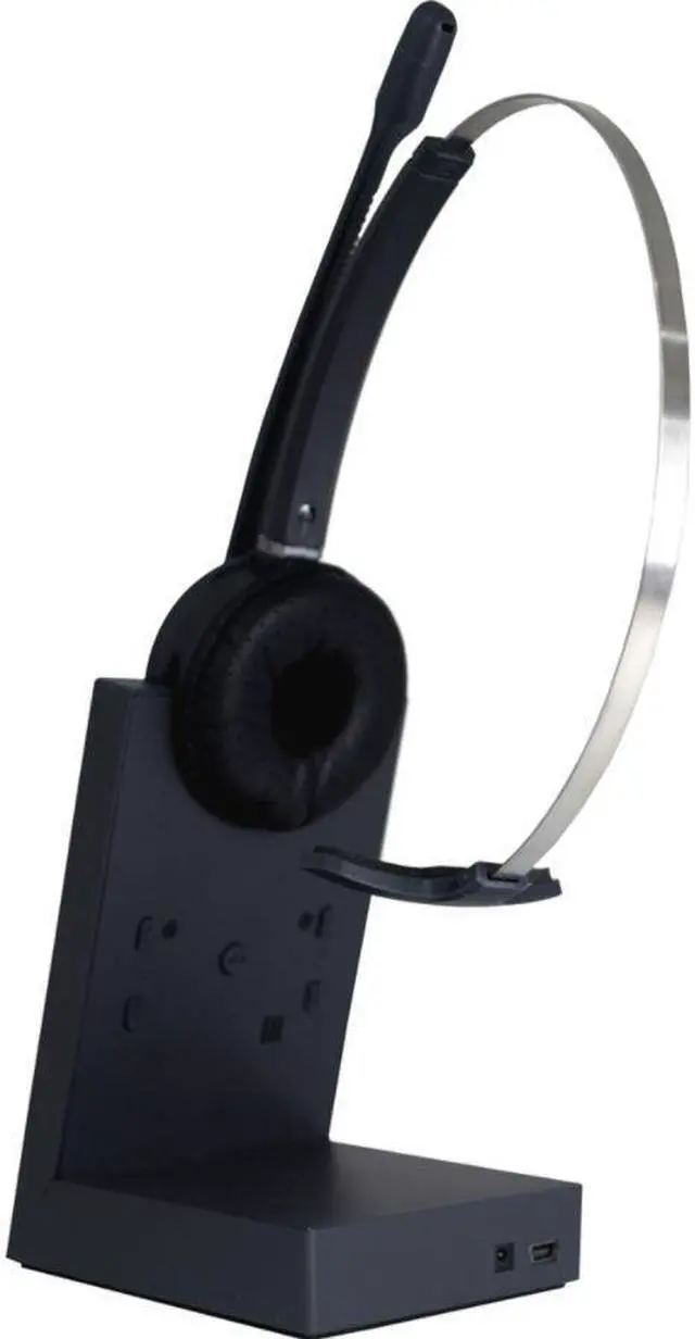 Alt view image 6 of 20 - Spracht - HS-3010 - Spracht ZUM Maestro USB Headset - Mono - Wireless - DECT 6.0 - 350 ft - 32 Ohm - 300 Hz - 3.40 kHz -