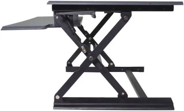 Alt view image 4 of 20 - VICTOR TECH DCX760G Standing Desk, 36, Gray