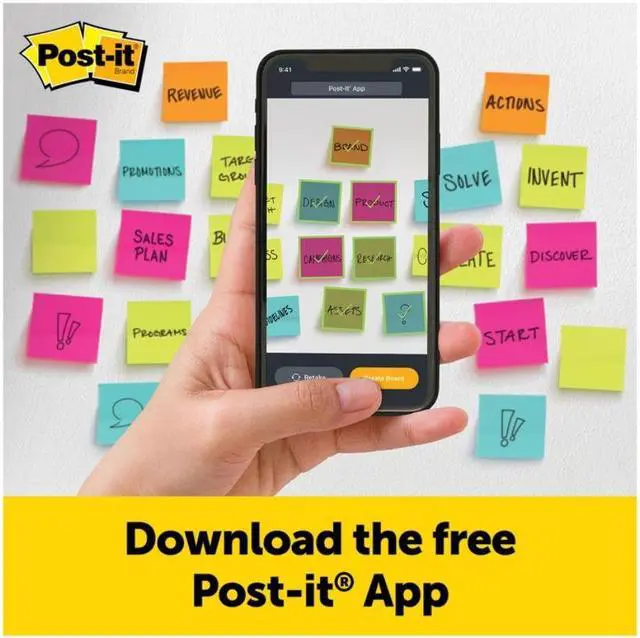 Alt view image 12 of 20 - Post-it Dry Erase Tabletop Easel Unruled Pad 20 x 23 White 20 Sheets