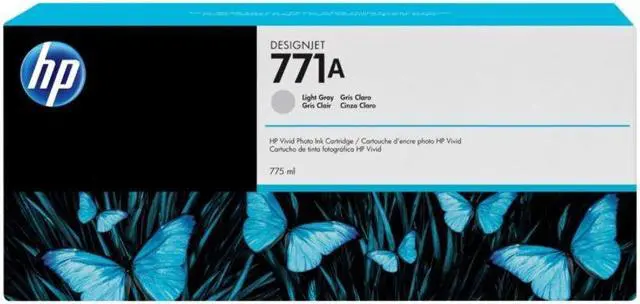Alt view image 8 of 12 - HP 771 (B6Y22A) Light Gray Original Ink Cartridge