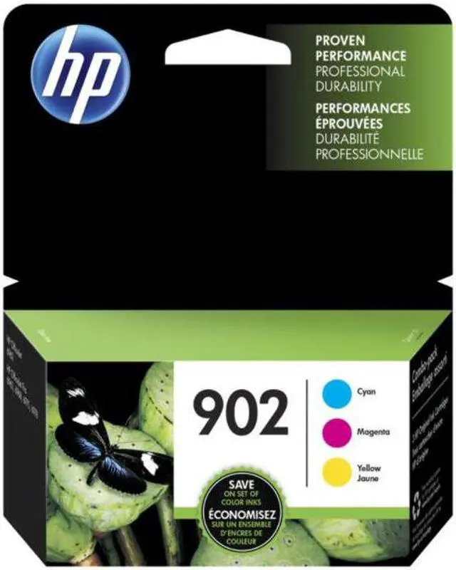 Alt view image 6 of 20 - HP 902 3-pack Cyan/Magenta/Yellow Original Ink Cartridges, Per cartridge: ~315