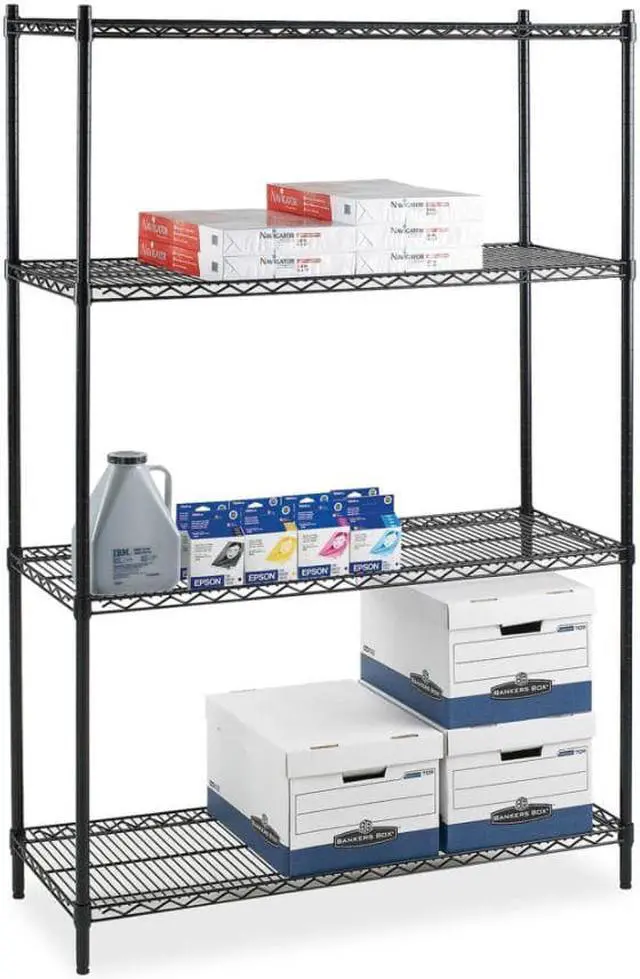 Alt view image 7 of 15 - LORELL Industrial Wire Shelving (LLR69140)