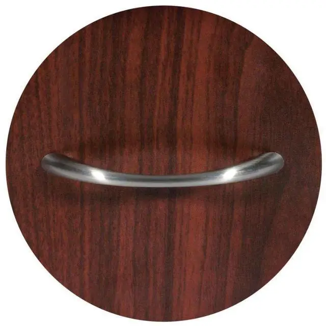 Alt view image 9 of 17 - Lorell Mobile Pedestal Box/Box/File 16"x22"x28-1/4" Mahogany 69395