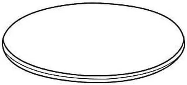 Alt view image 5 of 10 - Lorell 87321 Essentials Conference Table Top Round - 48" - Wood - Cherry