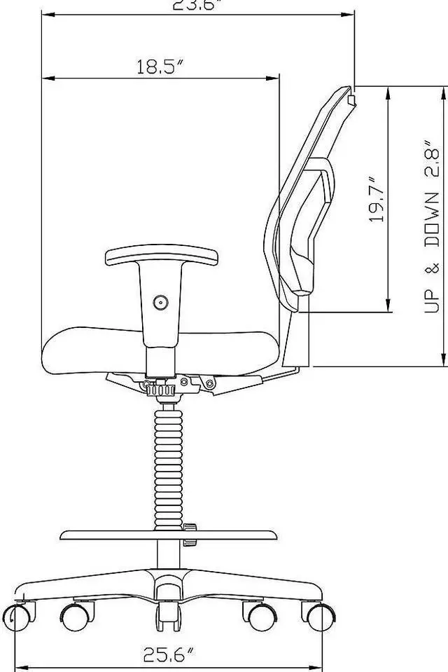 Alt view image 5 of 16 - Lorell  Chair 86801