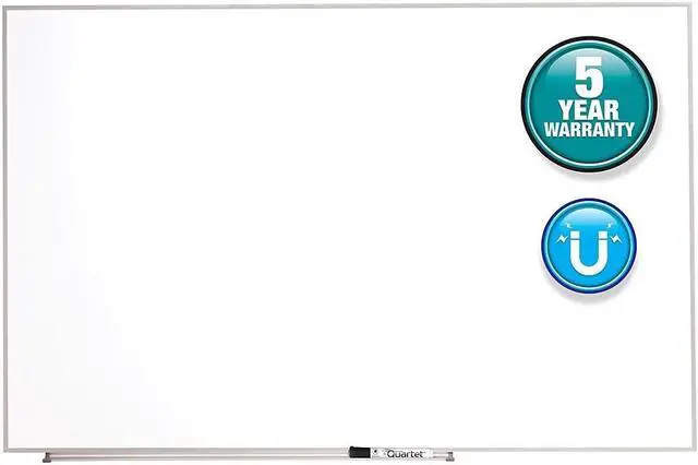 Alt view image 17 of 20 - Quartet Matrix Magnetic Boards Painted Steel 48 x 31 White Aluminum Frame M4831