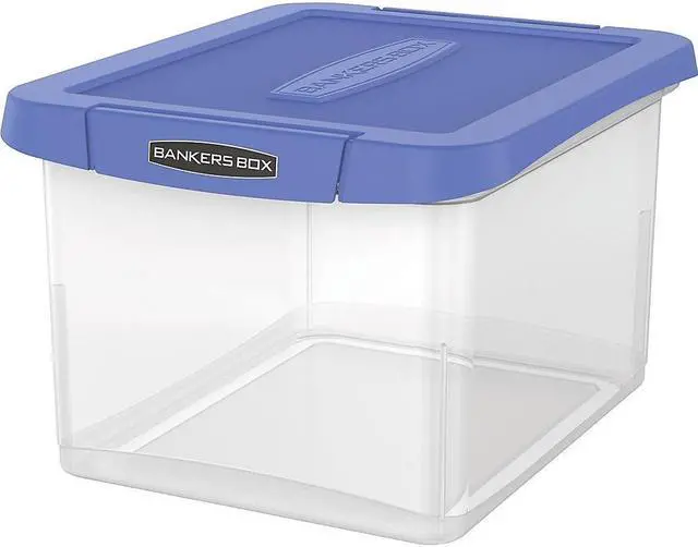 Alt view image 7 of 18 - Bankers Box Heavy Duty Plastic File Storage 14 1/8 x 17 2/5 x 10 3/5 Clear 0086201