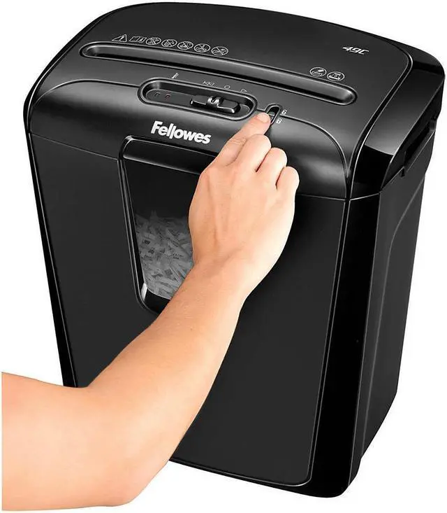 Alt view image 17 of 20 - Fellowes 49C Cross-Cut Shredder