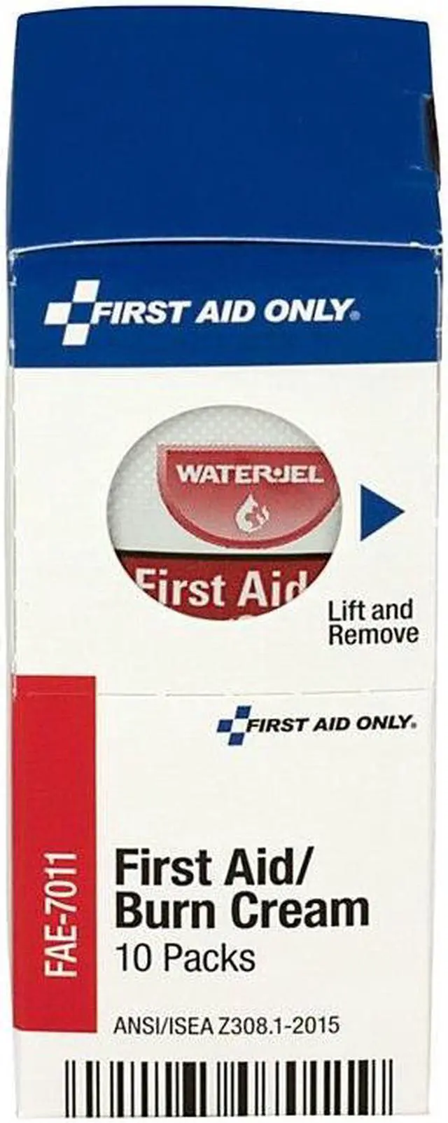 Alt view image 14 of 19 - First Aid Only Inc First Aid Burn Cream 10/PK White FAE7011