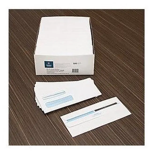 Alt view image 2 of 18 - Business Source Dbl Window Envelopes No. 8-5/8" 3-5/8"x8-5/8" 500/BX WE 04650