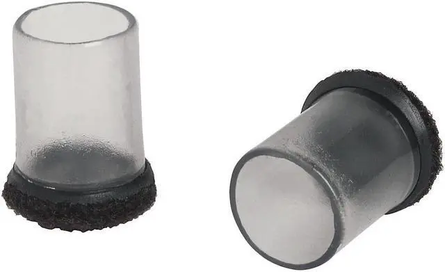 Alt view image 5 of 17 - Floor Protectors, Flexible Sleeve, 1", Clear