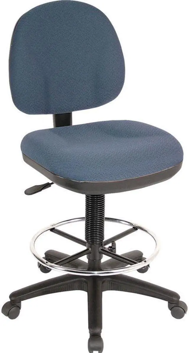 Alt view image 4 of 9 - Lorell Adjustable Multi Task Stool 24"x24"x40-1/2"x50-1/2" Blue 80010