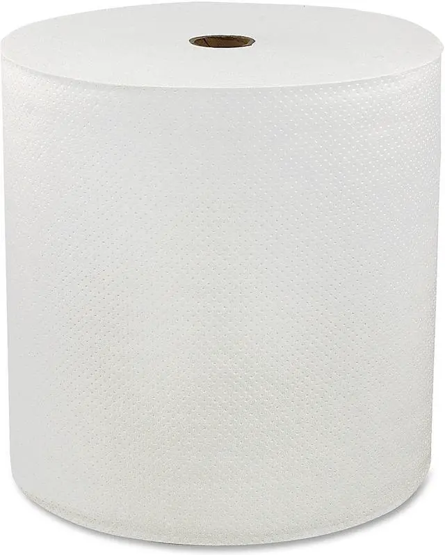 Alt view image 3 of 18 - Genuine Joe Hard Wound Roll Towel 1-Ply 7"x850' 6RL/CT White 96850