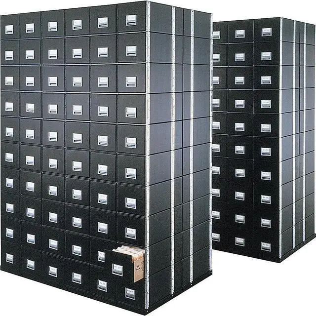 Alt view image 4 of 6 - Bankers Box® Staxonsteel® Storage Drawers, Letter, 24"D x 12"W x 10½"H, 60% Recycled, Black, Pack Of 6
