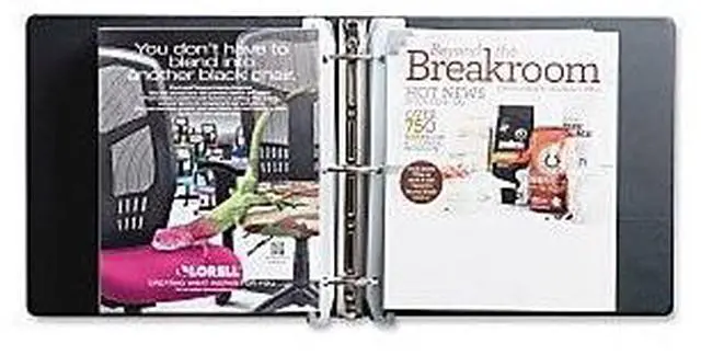 Alt view image 8 of 14 - Baumgartens Catalog/Magazine Organizer Strips 3 Ring 11-5/8"L 12/PK CL JT9000