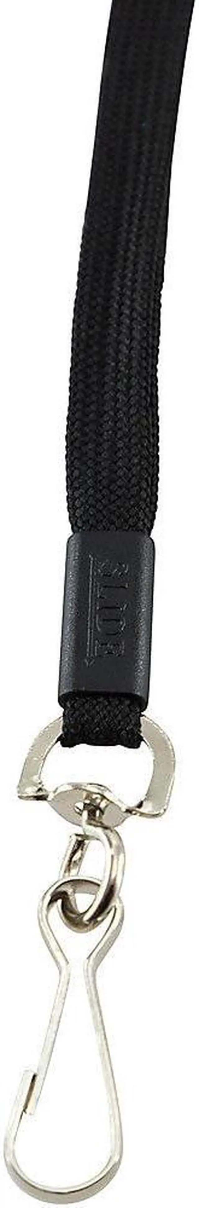 Alt view image 8 of 13 - SICURIX Plastic Hook Breakaway Lanyard - 12 / Pack - 36" Length - Black - Nylon, Plastic, Steel