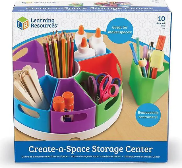 Alt view image 8 of 20 - LEARNING RESOURCES Create A Space Storage Center 3806