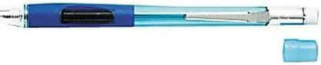 Alt view image 3 of 12 - Pentel Quicker Clicker Mechanical Pencil 0.5 mm Transparent Blue Barrel PD345TC