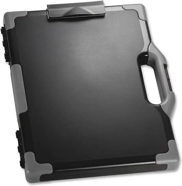 Main image of Officemate Carry-All Clipboard Box 13"W x 2"D x 16"H Gray 83324