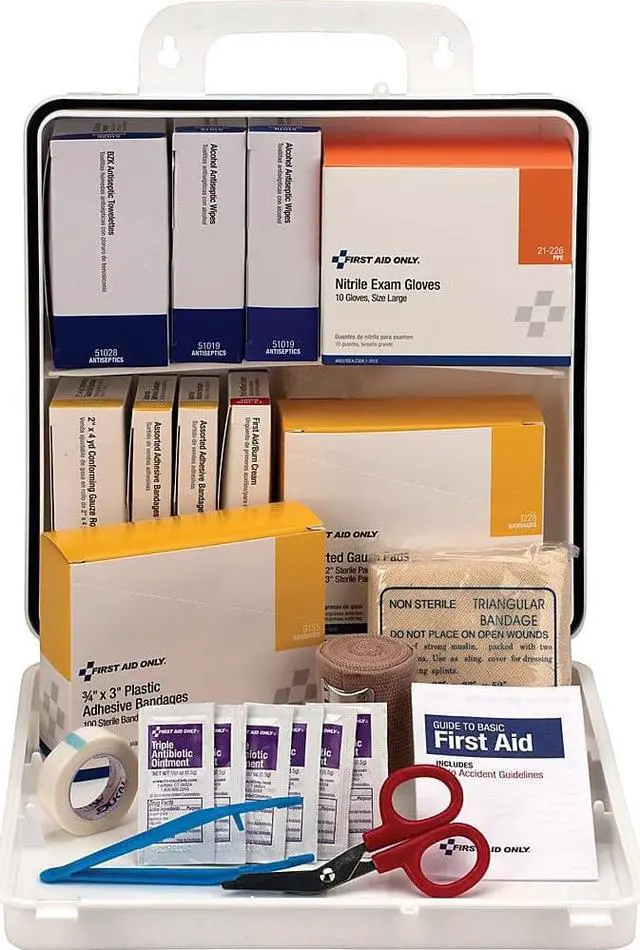 Alt view image 10 of 10 - Physicianscare Office First Aid Kit for Up to 75 people 312 Pieces/Kit 60003