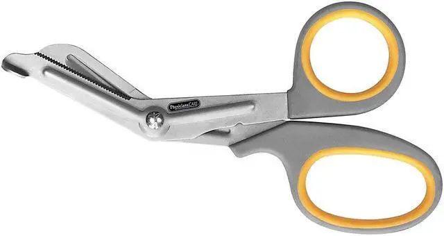 Main image of Acme Bandage Shears Titanium 7" Gray/Yellow 90292