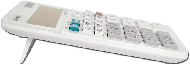 Alt view image 14 of 20 - Sharp Calculators EL-334WB Business Calculator, White 4.0