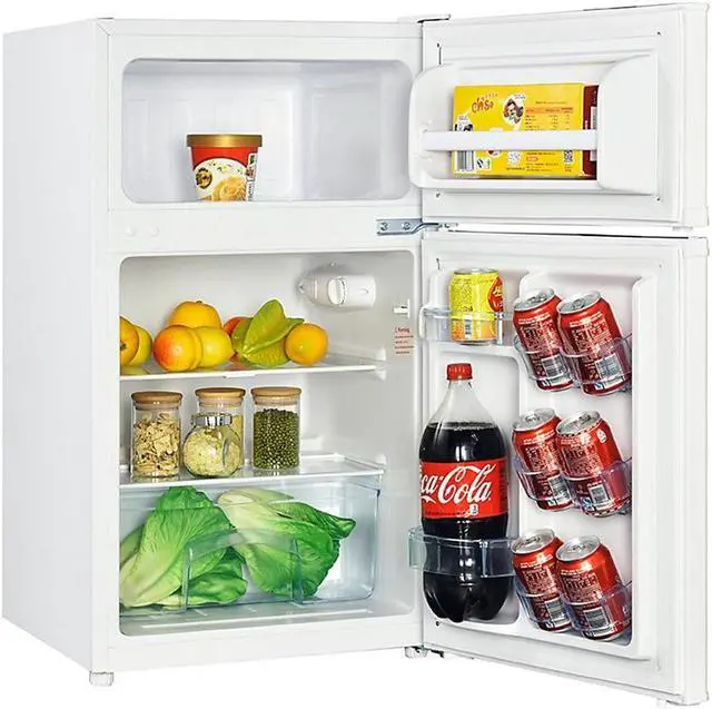 Alt view image 4 of 6 - Avanti 3.1 CU. FT. 3.1 CF Two Door Counterhigh Refrigerator - White White RA31B0W